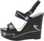 Dior Vintage Pre-owned Leather sandals Black Dames - Thumbnail 1