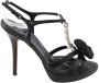 Dior Vintage Pre-owned Leather sandals Black Dames - Thumbnail 1