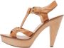 Dior Vintage Pre-owned Leather sandals Brown Dames - Thumbnail 1