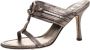Dior Vintage Pre-owned Leather sandals Gray Dames - Thumbnail 1