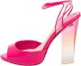 Dior Vintage Pre-owned Leather sandals Pink Dames - Thumbnail 1