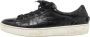 Dior Vintage Pre-owned Leather sneakers Black Dames - Thumbnail 1