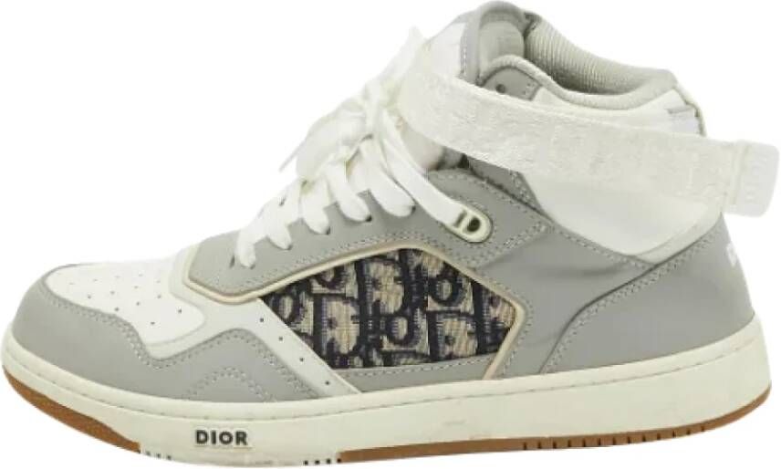 Dior Vintage Pre-owned Leather sneakers Multicolor Dames