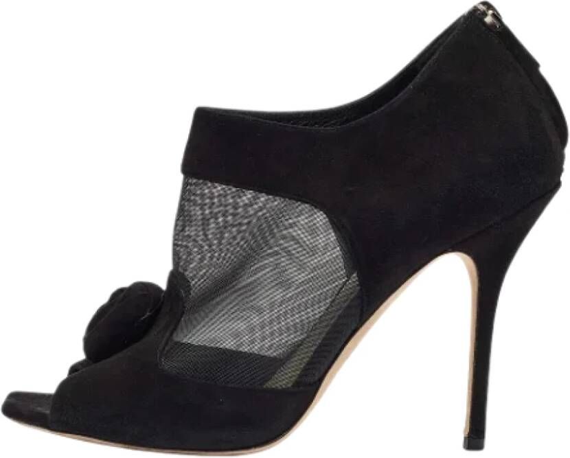 Dior Vintage Pre-owned Mesh boots Black Dames