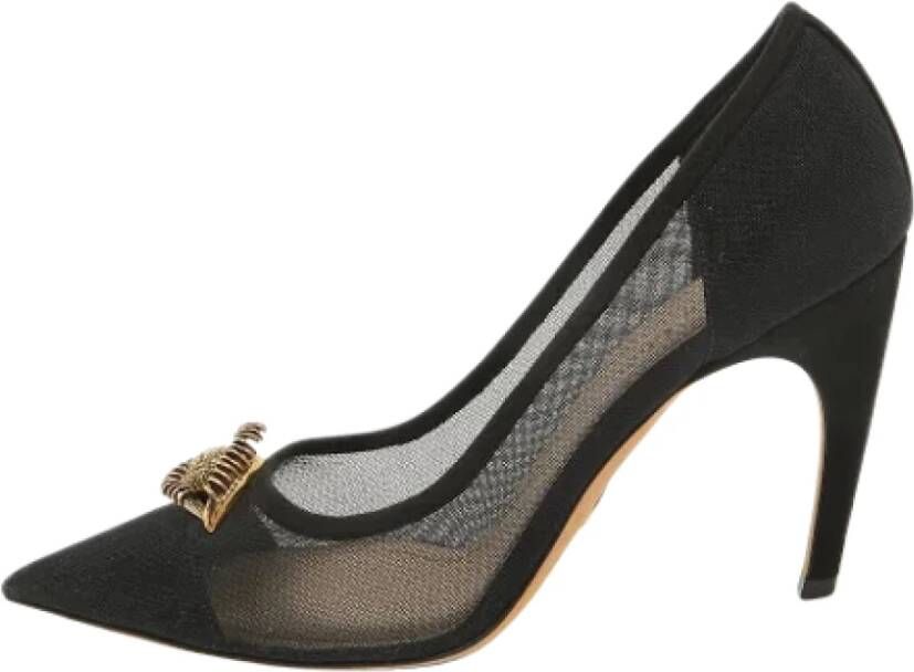 Dior Vintage Pre-owned Mesh heels Black Dames