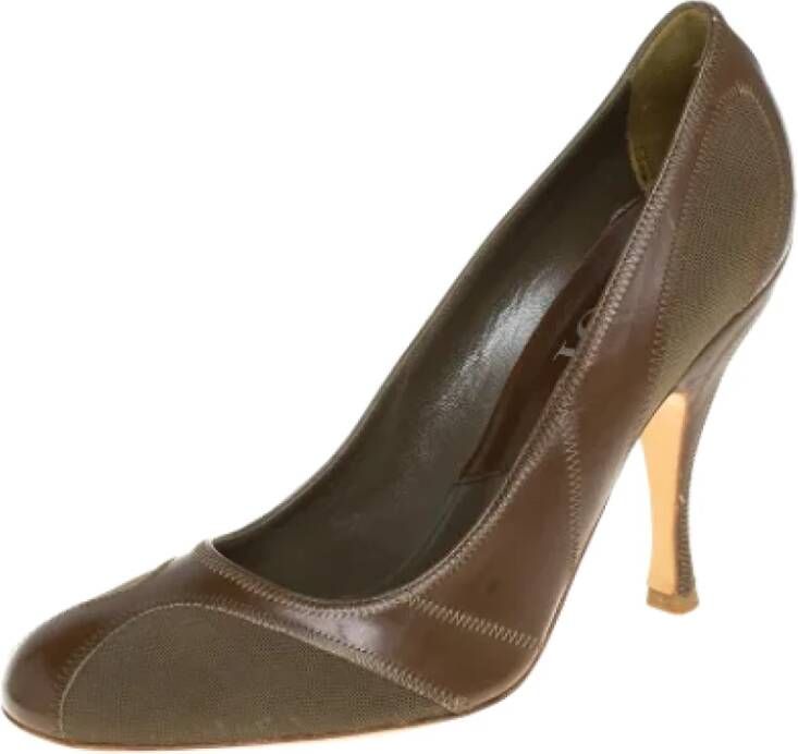 Dior Vintage Pre-owned Mesh heels Green Dames