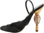 Dior Vintage Pre-owned Mesh sandals Black Dames - Thumbnail 1