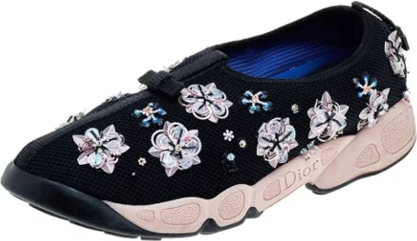 Dior Vintage Pre-owned Mesh sneakers Black Dames