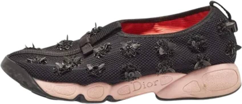 Dior Vintage Pre-owned Mesh sneakers Black Dames