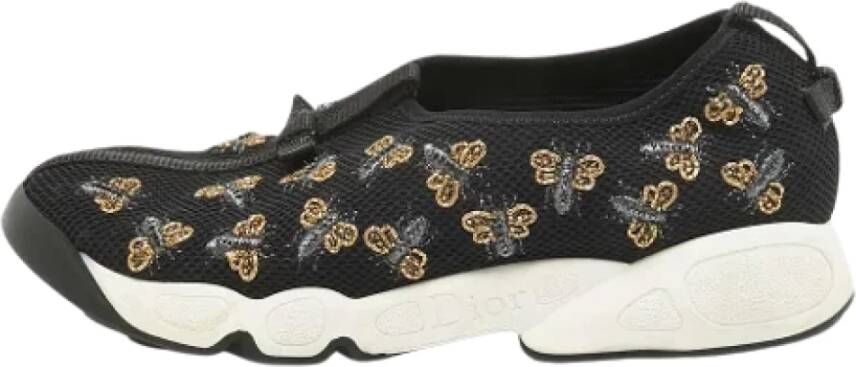 Dior Vintage Pre-owned Mesh sneakers Black Dames