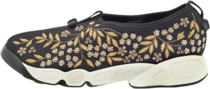 Dior Vintage Pre-owned Mesh sneakers Black Dames