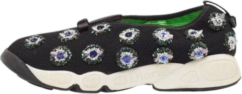 Dior Vintage Pre-owned Mesh sneakers Black Dames