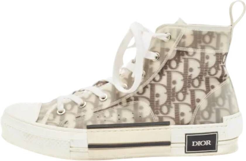 Dior Vintage Pre-owned Mesh sneakers Gray Dames