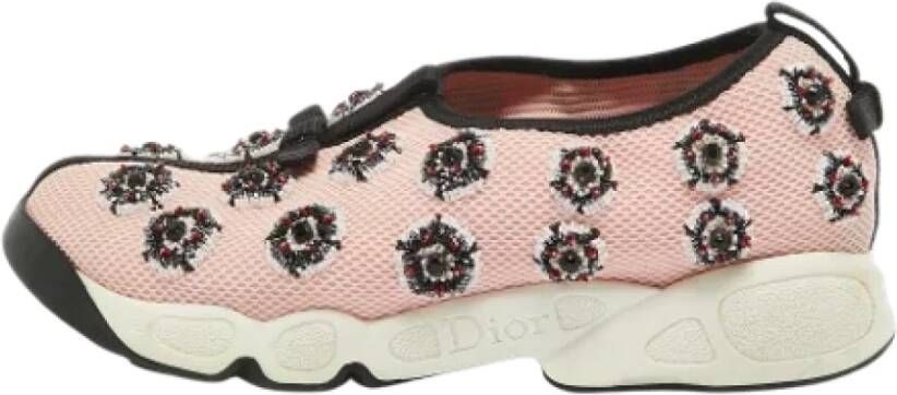 Dior Vintage Pre-owned Mesh sneakers Pink Dames