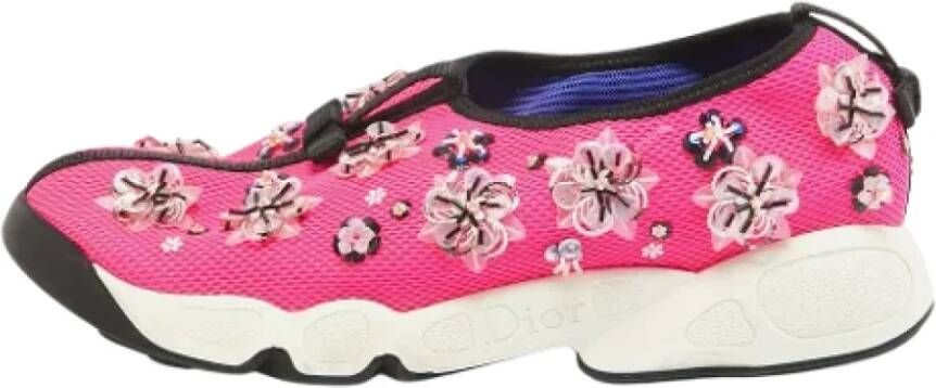 Dior Vintage Pre-owned Mesh sneakers Pink Dames