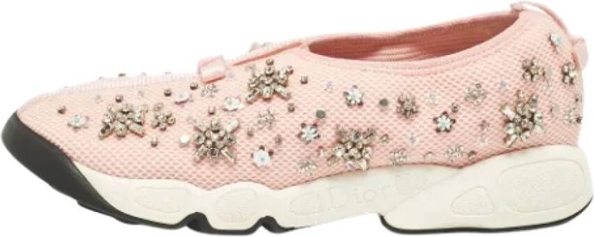Dior Vintage Pre-owned Mesh sneakers Pink Dames