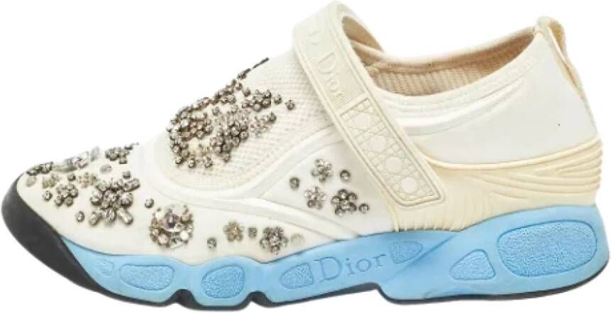 Dior Vintage Pre-owned Mesh sneakers White Dames