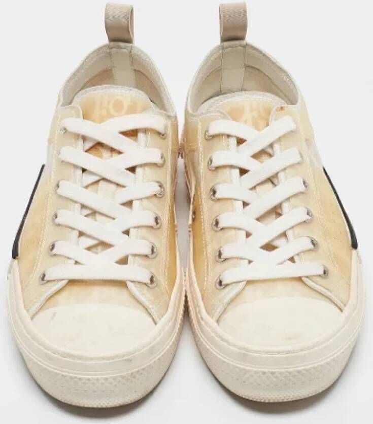 Dior Vintage Pre-owned Mesh sneakers White Dames