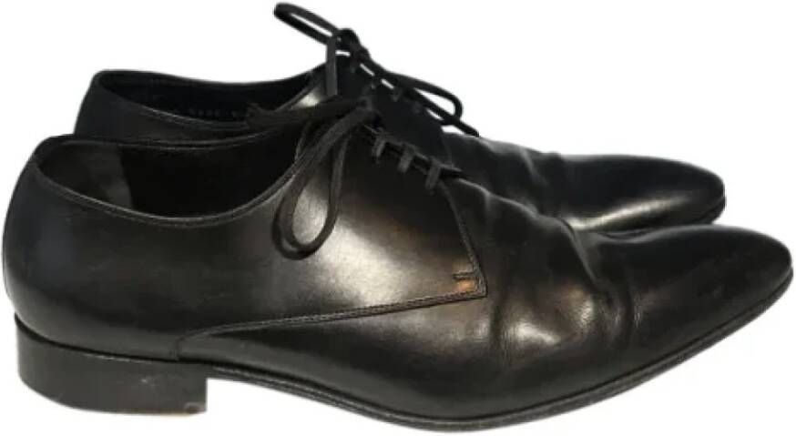 Dior Vintage Pre-owned Platte schoenen Black Heren