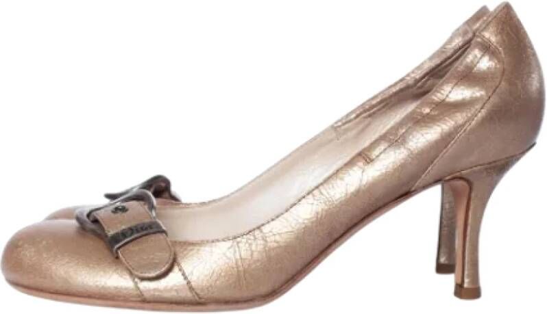 Dior Vintage Pre-owned Pumps Beige Dames