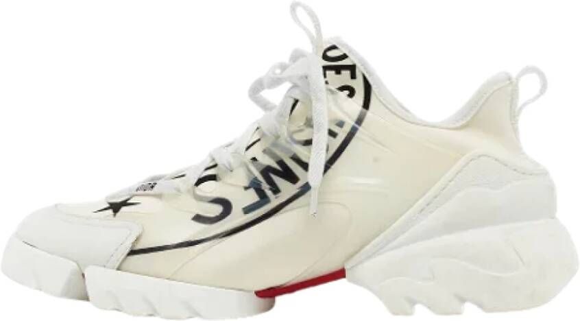 Dior Vintage Pre-owned Rubber sneakers White Dames
