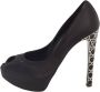Dior Vintage Pre-owned Satin heels Black Dames - Thumbnail 1