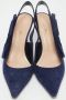 Dior Vintage Pre-owned Suede heels Blue Dames - Thumbnail 1