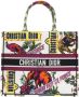 Dior Vintage Tweedehands Dior Book Tote Jungle Motif - Thumbnail 1
