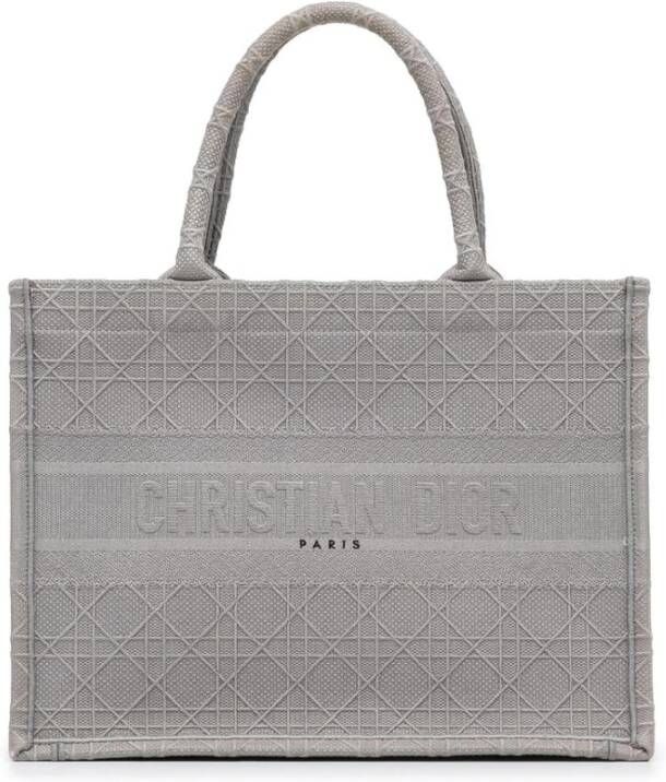 Dior Vintage Tweedehands Dior Book Tote Oblique Jacquard