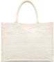 Dior Vintage Tweedehands Dior Book Tote tas in beige canvas - Thumbnail 1