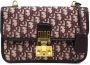 Dior Vintage Tweedehands Elegant Jacquard Schoudertas met Slotsluiting voor Vrouwen Stijlvolle Crossbody Handtas - Thumbnail 1