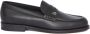 Dior Zwarte Leren Loafers Stijlvolle Herenschoenen - Thumbnail 1
