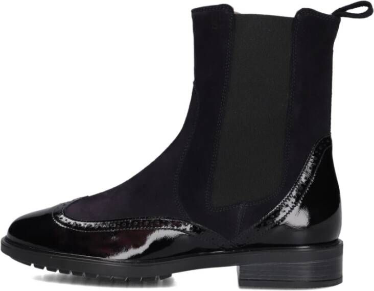 DL Sport Blauwe Suède Chelsea Boots Dames