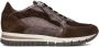 DL Sport Bruine Suède Lage Sneakers Dames - Thumbnail 1