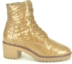 DL Sport Camel croco lace Botje N DH 4cm Geel Dames