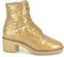 DL Sport Camel croco lace Botje N DH 4cm Yellow Dames - Thumbnail 1