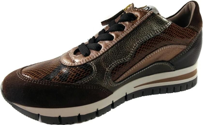 DL Sport sneaker met uitneembaar voetbed 6725.02 BRUIN COMBI - Foto 3