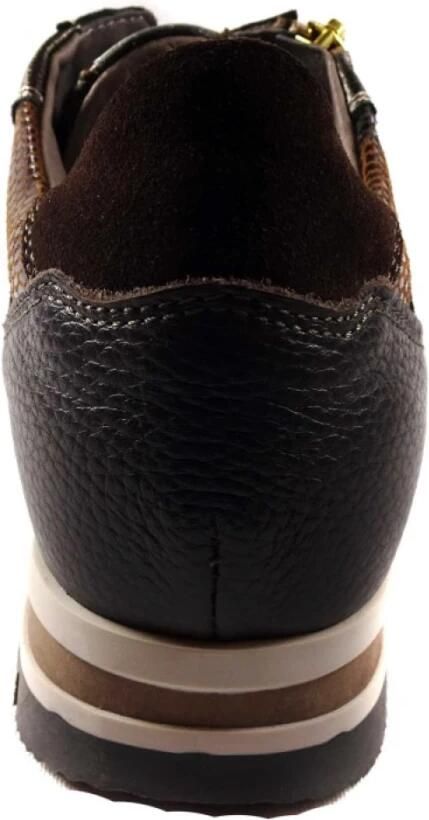 DL Sport sneaker met uitneembaar voetbed 6725.02 BRUIN COMBI - Foto 4