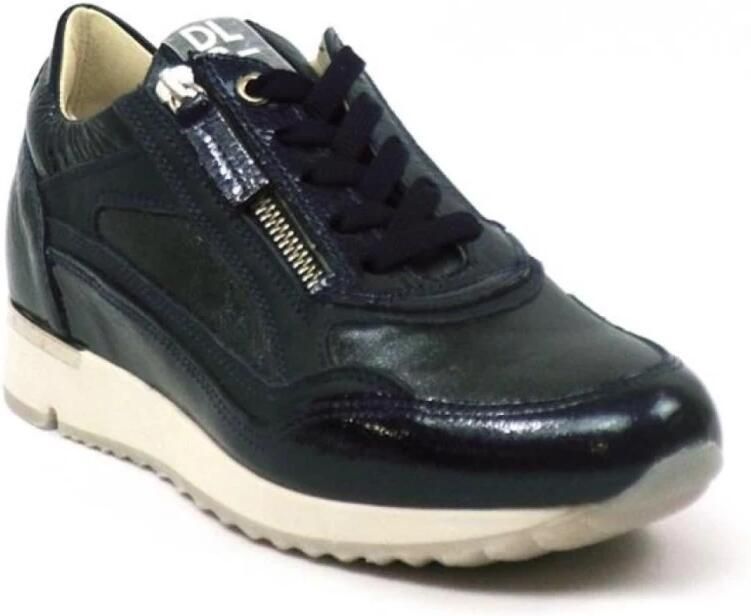 DL Sport Dames sneakers Blauw lakleer 6920 626 versie