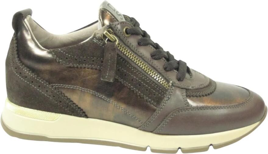 DL Sport 7116 944 02 Vitello TDM Sneakers Bruin Brons Leer Dames Bruin - Foto 6
