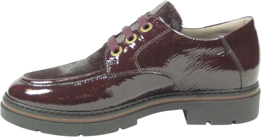 DL Sport Dames nette veterschoen Artikel 7249 Bordeaux combinatie - Foto 2