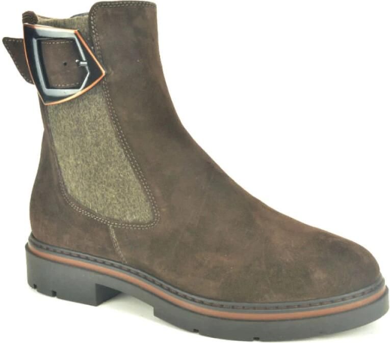 DL Sport Bruin daim Botje + Gesp
