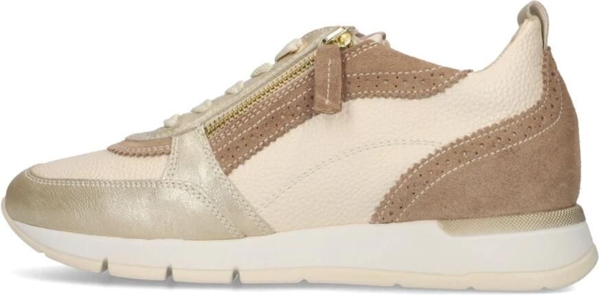 DL SPORT Lage Sneakers Dames Emma Leer Beige - Foto 4