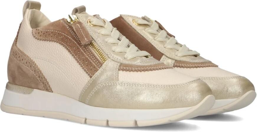 DL SPORT Lage Sneakers Dames Emma Leer Beige - Foto 5