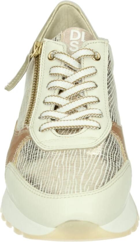DL Sport Gouden Sportieve Lage Sneakers