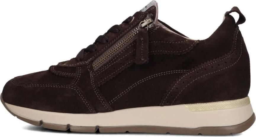 DL SPORT Lage Sneakers Dames 7116 Suède Bruin - Foto 2