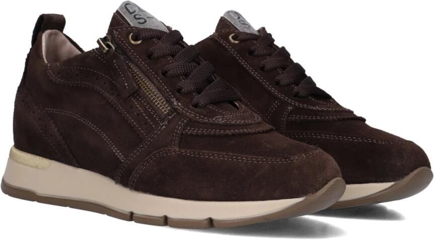 DL SPORT Lage Sneakers Dames 7116 Suède Bruin - Foto 3