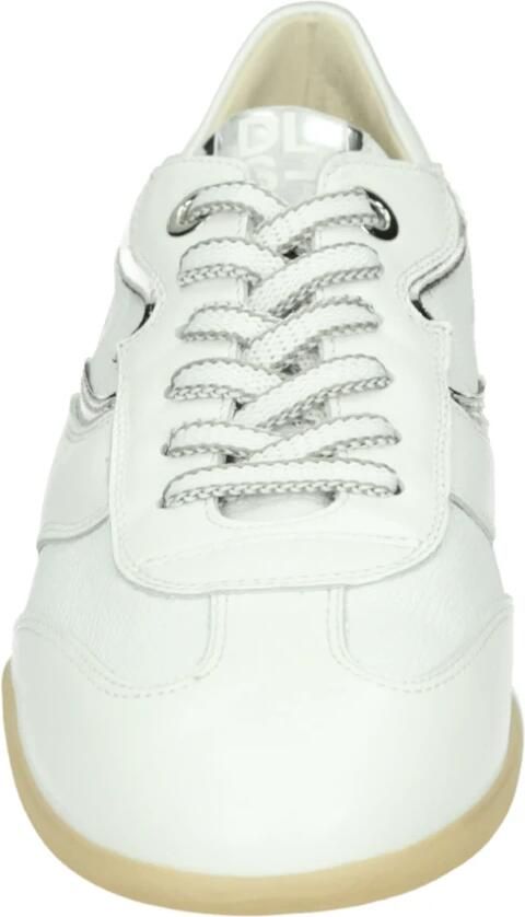 DL Sport Sportieve Lage Dames Sneakers Wit