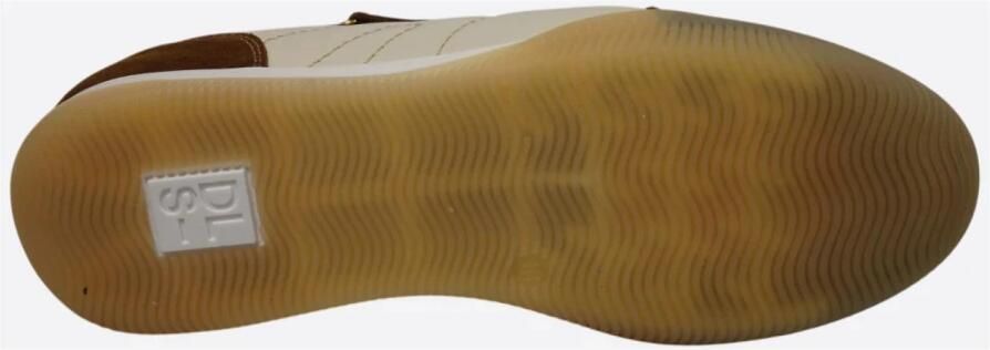 DL Sport Dames sneakers Dunne zool Artikel 6944 Cognac leer - Foto 4