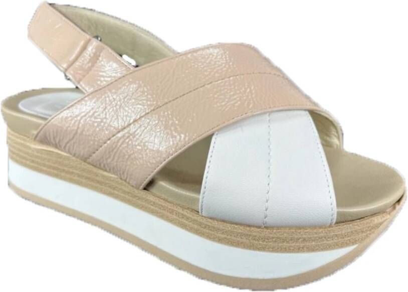 DL Sport Elegante Wedges voor elke gelegenheid Beige Dames